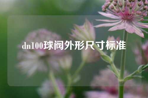 dn100球阀外形尺寸标准